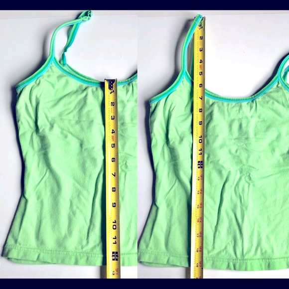 3/$15 STYLE & CO Tank Top Cami Spaghetti Strap built in Bralette Cropped Small - Picture 7 of 16